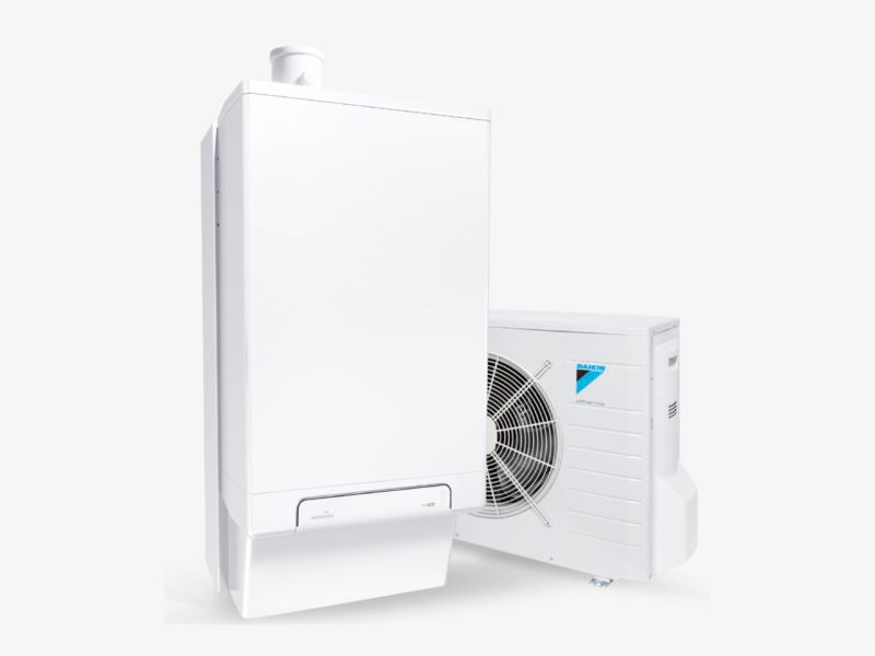 Daikin intergas Altherma hybride warmtepomp